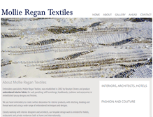 Tablet Screenshot of mollieregantextiles.com